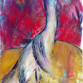 Painting titled "Eclosion" by Jean-Marc Zabouri, Original Artwork