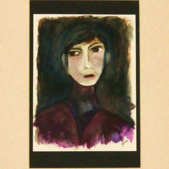 Ζωγραφική με τίτλο "Régine" από Jean-Marc Zabouri, Αυθεντικά έργα τέχνης