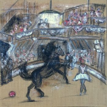 Pintura titulada "Pirouette" por Jean-Marc Zabouri, Obra de arte original