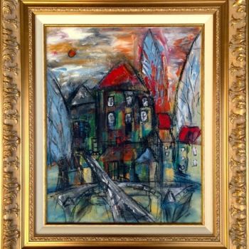 Schilderij getiteld "Charenton" door Jean-Marc Zabouri, Origineel Kunstwerk