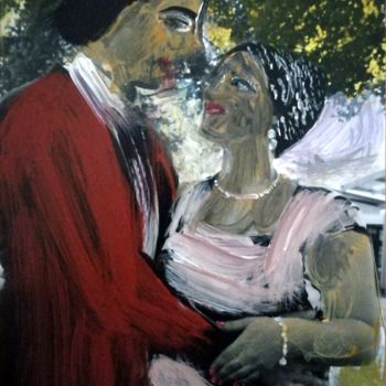 Malarstwo zatytułowany „Mariage provençal” autorstwa Jean-Marc Zabouri, Oryginalna praca