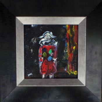 Pintura titulada "Par la porte dérobée" por Jean-Marc Zabouri, Obra de arte original