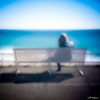 Photography titled "staring at the sea" by Jean-Marc Angelini, Original Artwork