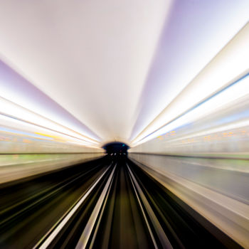 Fotografia zatytułowany „Time metro” autorstwa Jean-Marc Angelini, Oryginalna praca