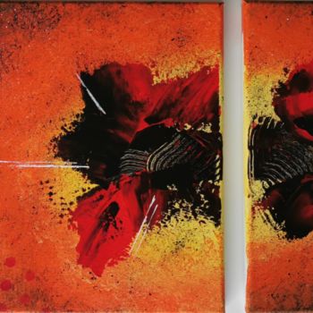 Peinture intitulée "Explosion" par Jmartscreations, Œuvre d'art originale, Acrylique