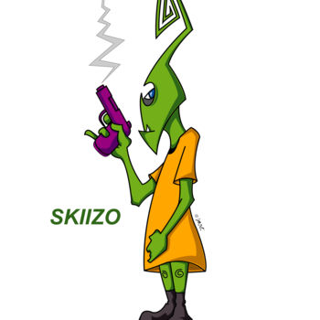 제목이 "Skiizo.jpg"인 디지털 아트 Jmat로, 원작, 2D 디지털 작업