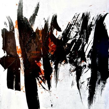 Malerei mit dem Titel "Ec03" von Jean Michel Barrois, Original-Kunstwerk, Öl