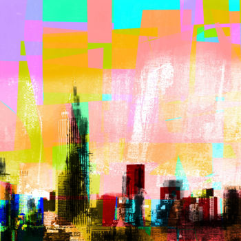 「sunshine-in-nyc.jpg」というタイトルのデジタルアーツ Gaby Josephineによって, オリジナルのアートワーク