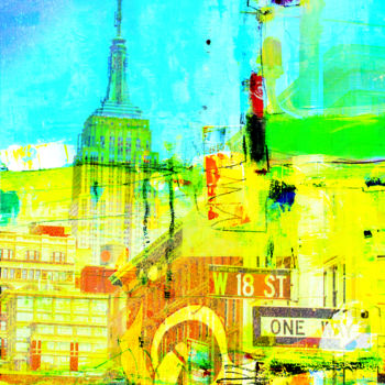 Digital Arts titled "skyscrapper" by Gaby Josephine, Original Artwork