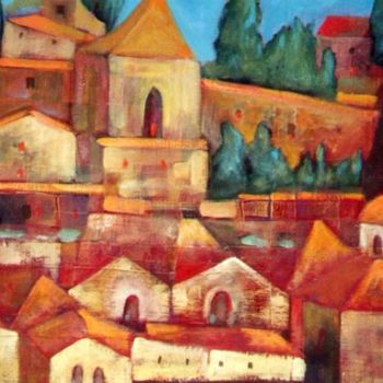 Painting titled "Provence" by Jean Marc D'Ambra, Original Artwork
