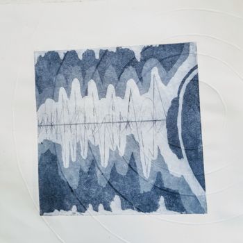 Incisioni, stampe intitolato "sound-vibration.jpg" da Jean-Michel Glasman, Opera d'arte originale, Acquaforte
