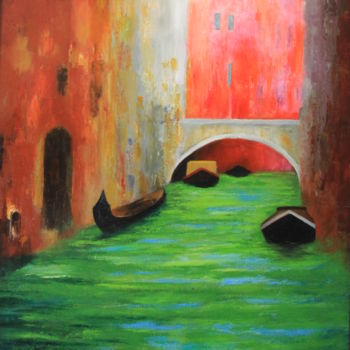 绘画 标题为“Canal de Venecia” 由Jaime Martí, 原创艺术品