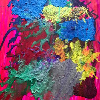Картина под названием "Island Locs" - Judith Mosley, Подлинное произведение искусства, Акрил
