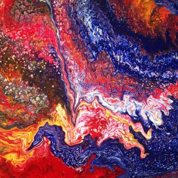 Картина под названием "Beginnings" - Judith Mosley, Подлинное произведение искусства, Акрил