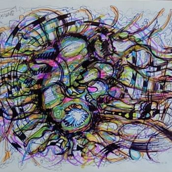 Peinture intitulée "3 -   le noeud" par Jmmixt, Œuvre d'art originale