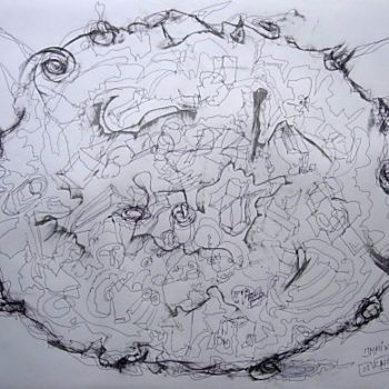 Картина под названием "7-  o8vcn" - Jmmixt, Подлинное произведение искусства
