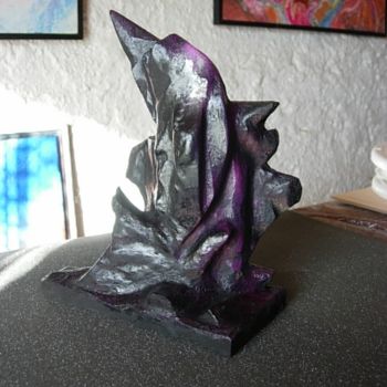 Sculptuur getiteld "flamme 1" door Jmmixt, Origineel Kunstwerk, Hout