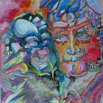 Картина под названием "la descendance" - Jmmixt, Подлинное произведение искусства