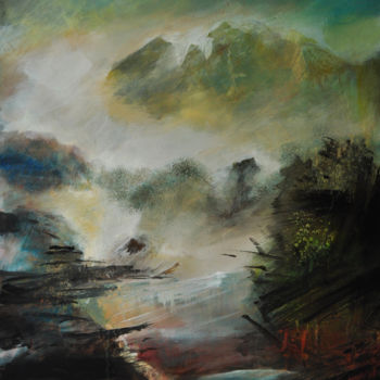 Peinture intitulée "Stormy weather" par Jean-Michel Rackelboom, Œuvre d'art originale, Acrylique