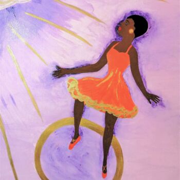 Картина под названием "PRIVATE DANCER" - Jmsbell, Подлинное произведение искусства, Акрил