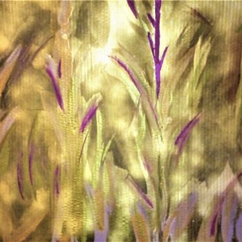 Картина под названием "IN A GOLDEN FOREST…" - Jmsbell, Подлинное произведение искусства, Акрил