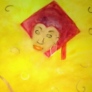 Painting titled "GRADUATION DAY!" by Jmsbell, Original Artwork, Watercolor