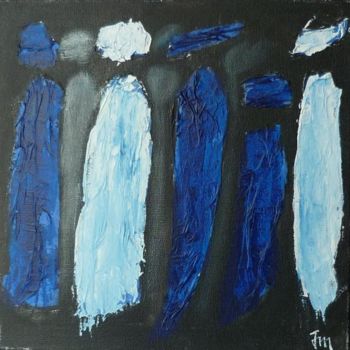 Pintura intitulada "touaregs" por Jean-Michel Meotti, Obras de arte originais