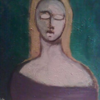 Painting titled "Silence" by Afet Baghirova, Original Artwork