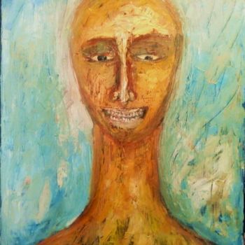 Painting titled "Be happy!" by Afet Baghirova, Original Artwork