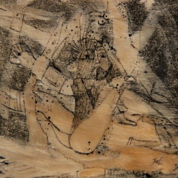 Картина под названием "La poupée - img-228…" - Jo Lorente, Подлинное произведение искусства, Другой