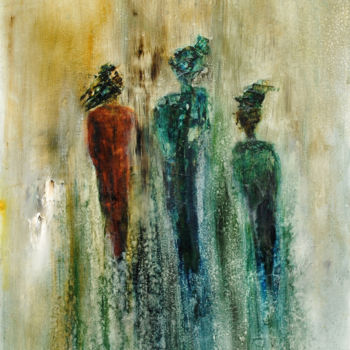 Malerei mit dem Titel "MIRAGE" von Jo Marti, Original-Kunstwerk, Öl