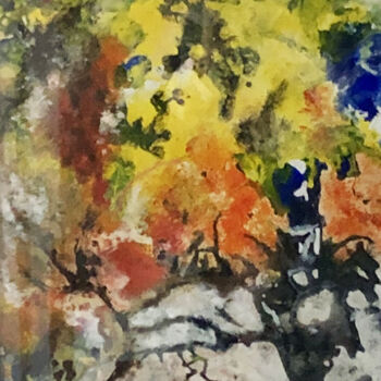 Malerei mit dem Titel "JE REVE..." von Jo Marti, Original-Kunstwerk, Acryl