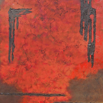 Malerei mit dem Titel "A Broken Hallelujah" von Jo Moore, Original-Kunstwerk, Öl