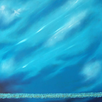 Malarstwo zatytułowany „Turquoise Trail I” autorstwa Jo Moore, Oryginalna praca, Olej
