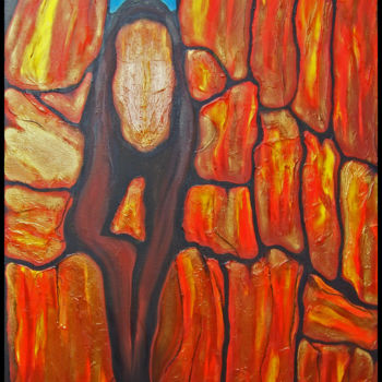 Peinture intitulée "Eternal Grace" par Jo Moore, Œuvre d'art originale, Huile