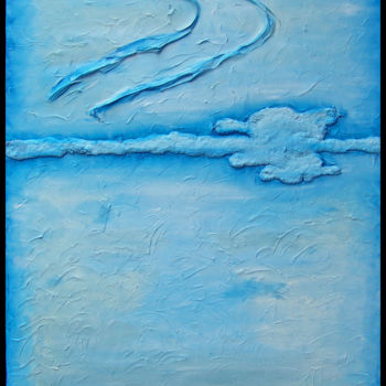 Painting titled "Illusions I Recall…" by Jo Moore, Original Artwork, Oil Mounted on Wood Stretcher frame