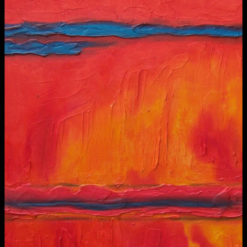 Pintura intitulada "Santa Fe Colores II" por Jo Moore, Obras de arte originais, Óleo