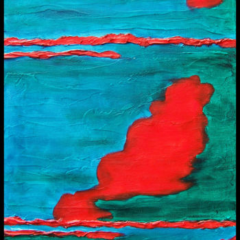 Картина под названием "Santa Fe Colores IV" - Jo Moore, Подлинное произведение искусства, Масло