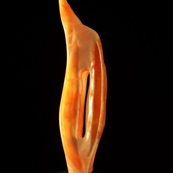 Sculptuur getiteld "Morning Glow---Oran…" door Jo Moore, Origineel Kunstwerk, Steen