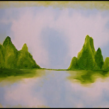 Peinture intitulée "Serenity" par Jo Moore, Œuvre d'art originale, Huile