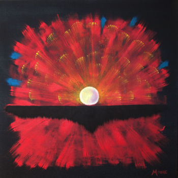 Peinture intitulée "Ascension" par Jo Moore, Œuvre d'art originale, Huile