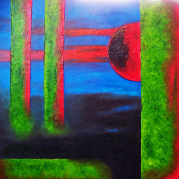 Pittura intitolato "Sounds of Solace IX" da Jo Moore, Opera d'arte originale, Olio