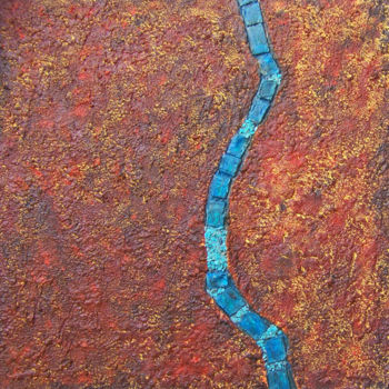 Картина под названием "Introspection III" - Jo Moore, Подлинное произведение искусства, Масло