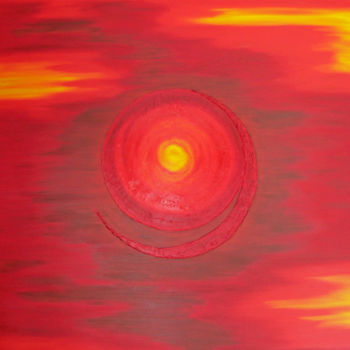 Malerei mit dem Titel "Changing Winds--Gra…" von Jo Moore, Original-Kunstwerk, Öl