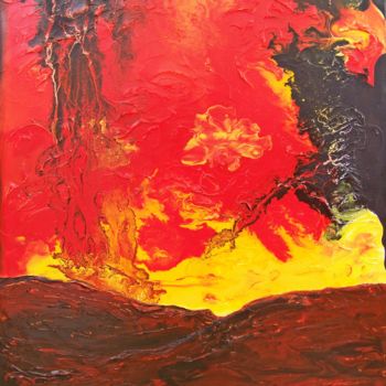 Painting titled "Tempest" by Jo Moore, Original Artwork, Oil