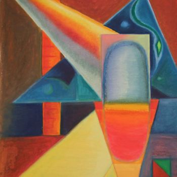 Painting titled "7-pastel-h-geo.jpg" by Joachim Gélinier, Original Artwork