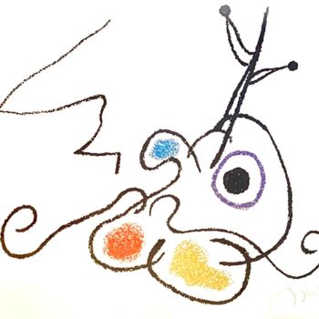 Prenten & gravures getiteld "Ubu aux Baléares" door Joan Miró, Origineel Kunstwerk, Lithografie