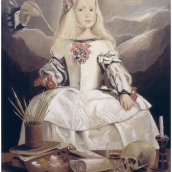 Malarstwo zatytułowany „LA INFANTA MARGARIT…” autorstwa Joan M. Lorente Vinardell, Oryginalna praca