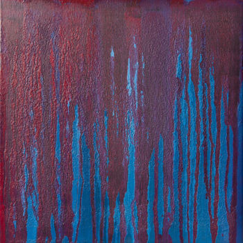 Картина под названием "Frequencies III" - Joanna Borkowska, Подлинное произведение искусства, Масло
