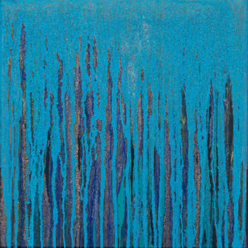 Malerei mit dem Titel "Frequencies V" von Joanna Borkowska, Original-Kunstwerk, Öl